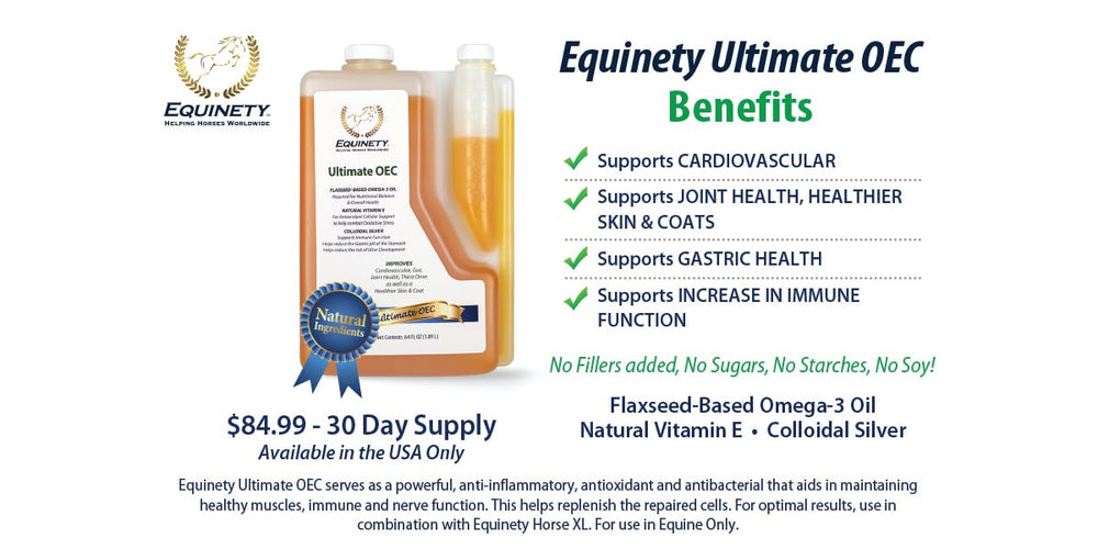 Equinety Ultimate OEC - Flaxseed Based Omega-3 Oil - 64 fluid Ounces